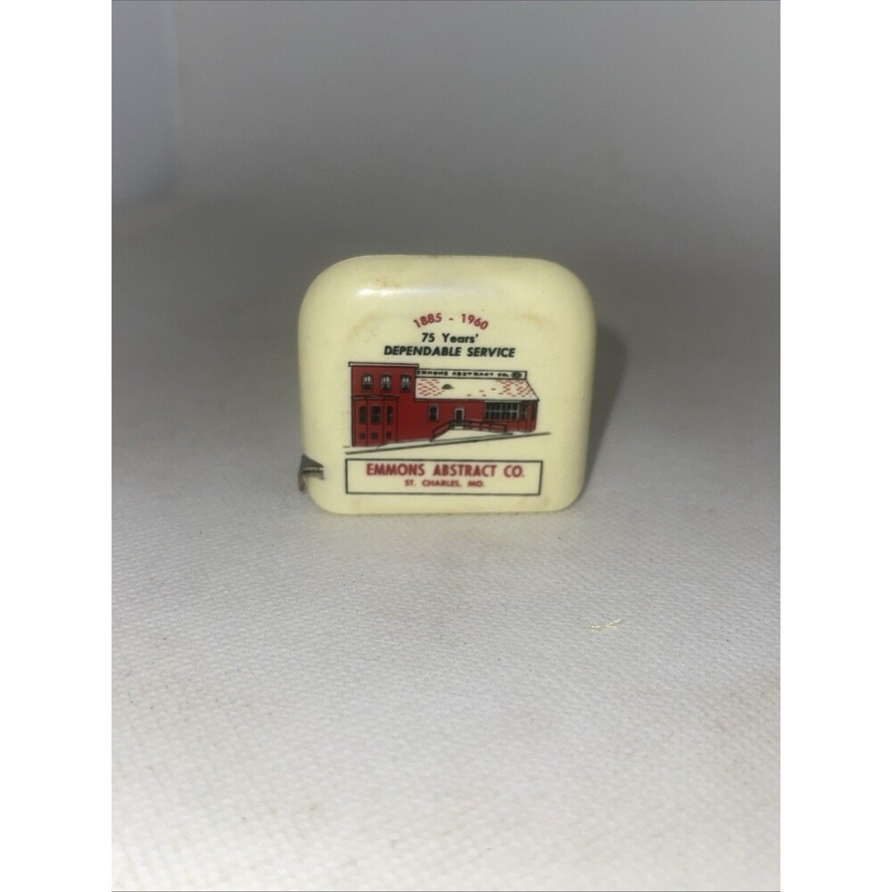 Edmond Abstract Co. Advertising Tape Measure - St. Charles, Missouri